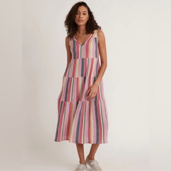 Marine Layer Dresses & Skirts - Marine Layer Women’s Corinne Maxi Dress in Multi Stripe Size XS